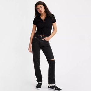 Levi’s 501 Women’s Jeans- Black- Size 25